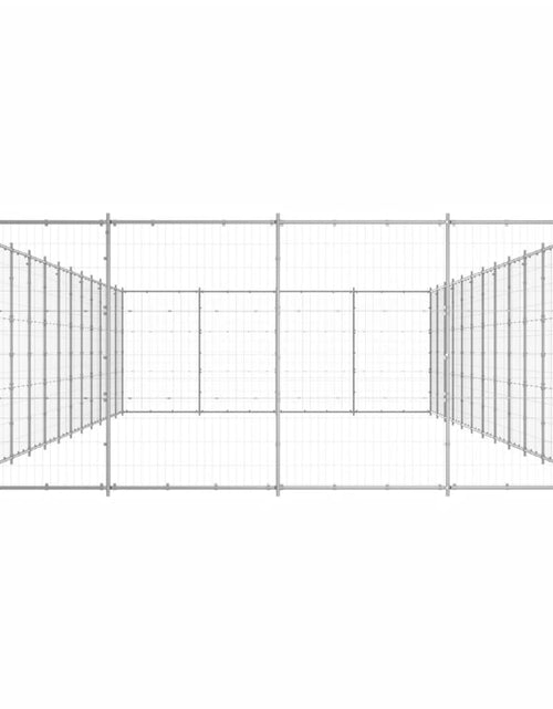 Загрузите изображение в средство просмотра галереи, Padoc pentru câini de exterior, 53,24 m², oțel galvanizat
