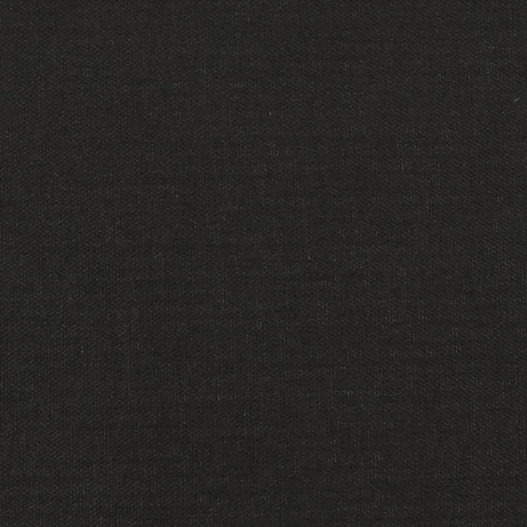 Fotoliu rabatabil, negru, material textil