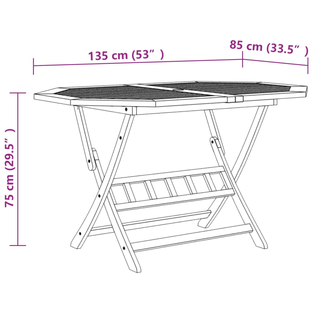 Set mobilier de grădină, 7 piese, lemn masiv de acacia