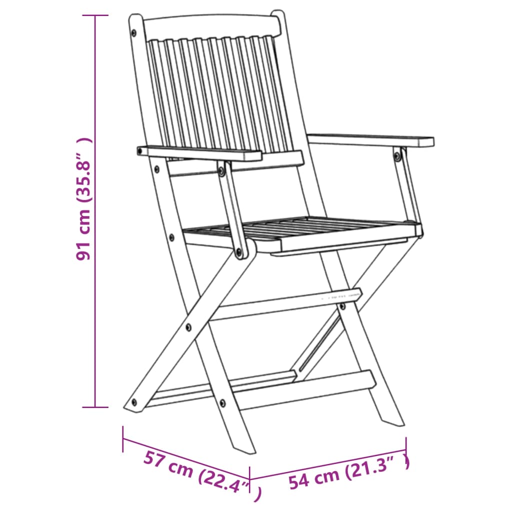 Set mobilier de grădină, 7 piese, lemn masiv de acacia