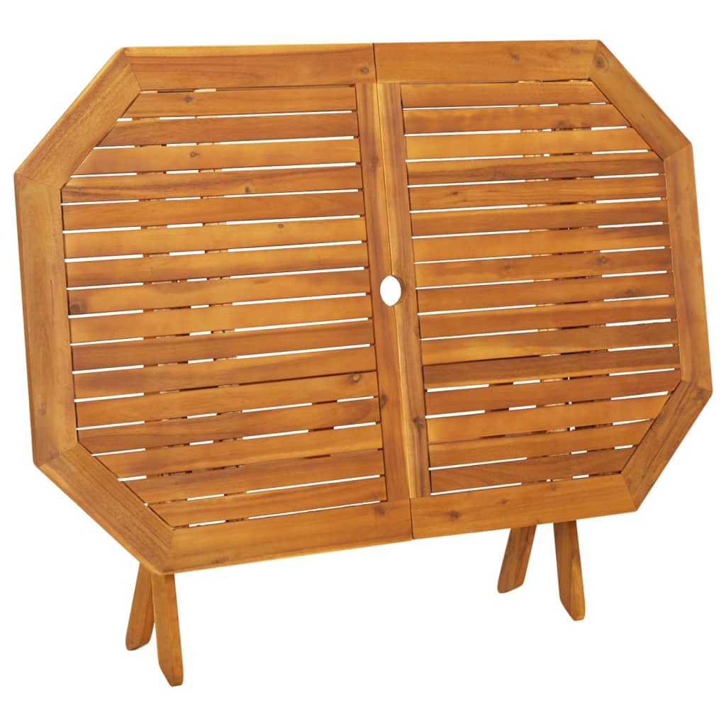 Set mobilier de grădină, 5 piese, lemn masiv de acacia