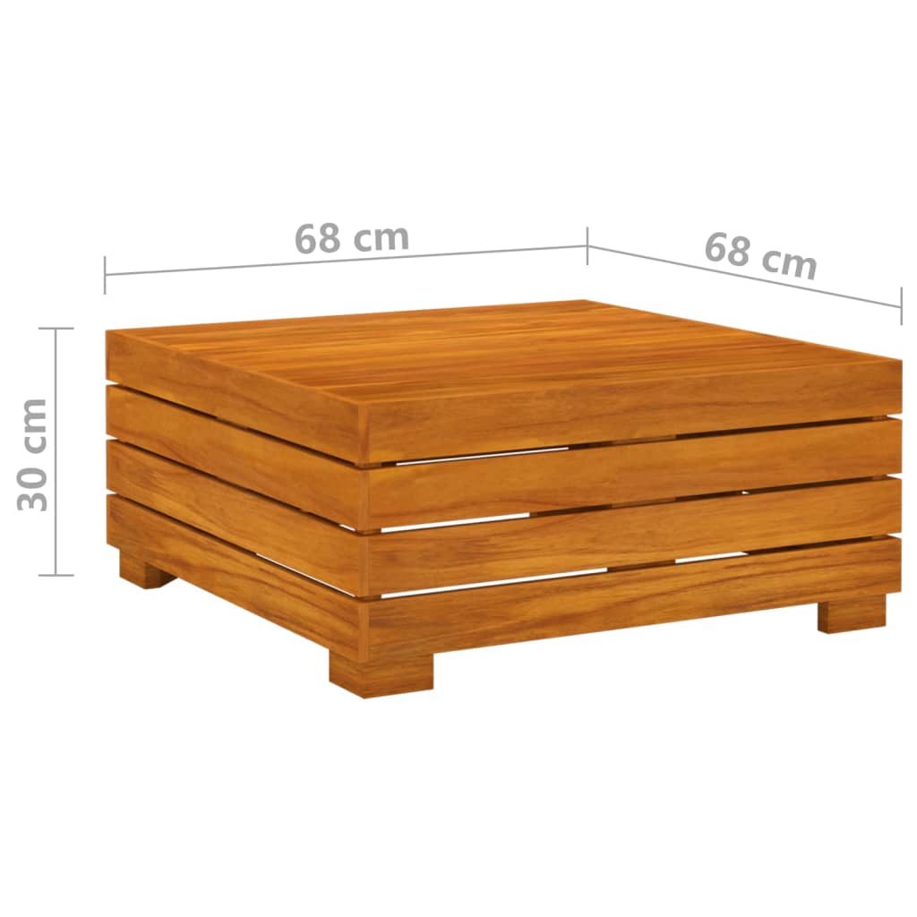 Set mobilier de grădină cu perne, 4 piese, lemn masiv de acacia