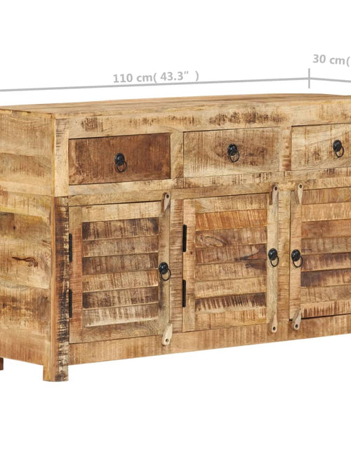 Загрузите изображение в средство просмотра галереи, Servantă, 110x30x65 cm, lemn masiv mango
