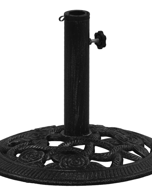 Загрузите изображение в средство просмотра галереи, Suport de umbrelă, negru, 40x40x32 cm, fontă - Lando
