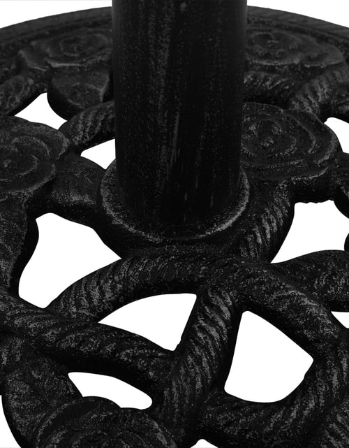 Încărcați imaginea în vizualizatorul Galerie, Suport de umbrelă, negru, 40x40x32 cm, fontă - Lando
