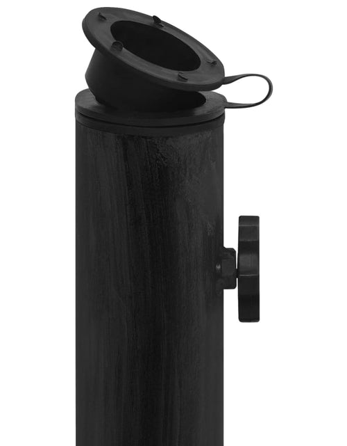 Încărcați imaginea în vizualizatorul Galerie, Bază de umbrelă, negru, 44x44x31, fontă - Lando
