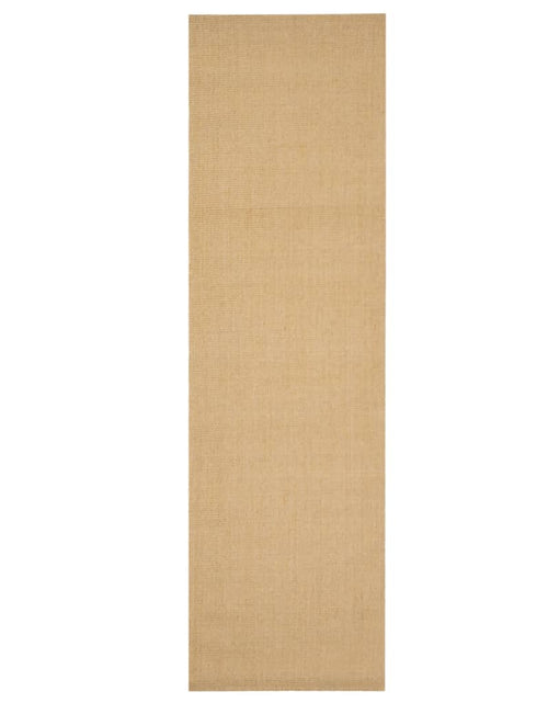 Încărcați imaginea în vizualizatorul Galerie, Covor din sisal, natural, 100x350 cm
