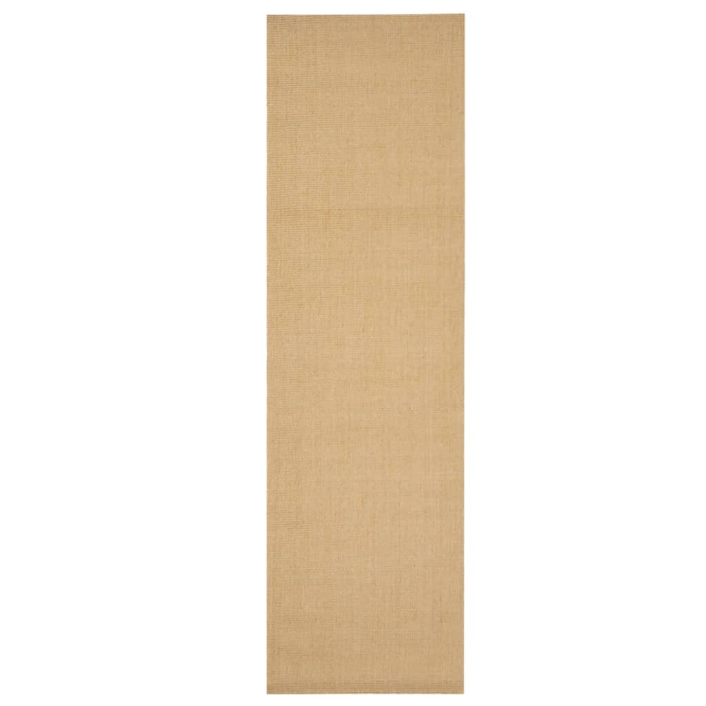 Covor din sisal, natural, 100x350 cm