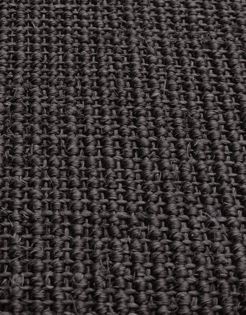 Încărcați imaginea în vizualizatorul Galerie, Covor din sisal natural, negru, 66x250 cm - Lando
