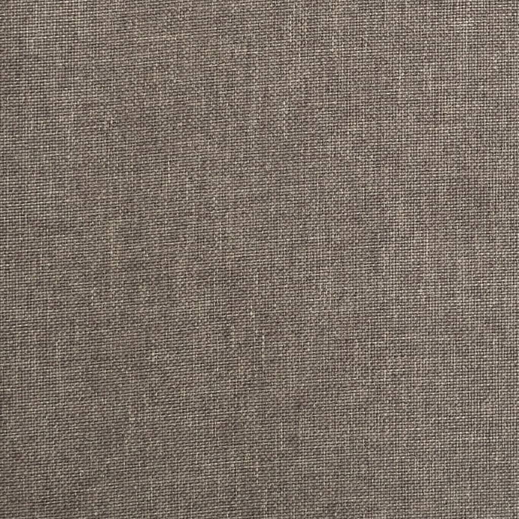 Scaun de bucătărie pivotant, gri taupe, material textil