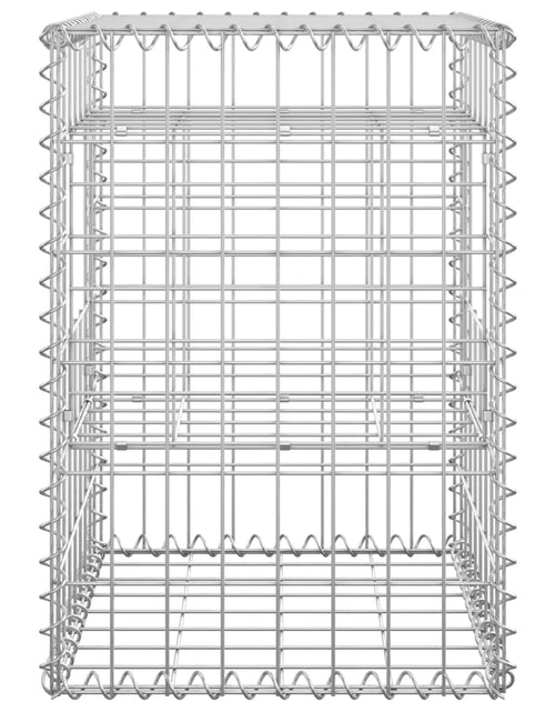 Загрузите изображение в средство просмотра галереи, Stâlpi tip coș gabion, 2 buc., 40x40x60 cm, fier
