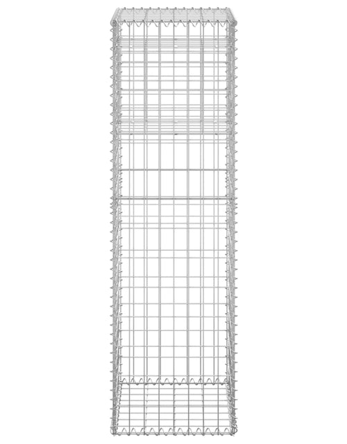 Загрузите изображение в средство просмотра галереи, Stâlp tip coș gabion, 40x40x140 cm, fier
