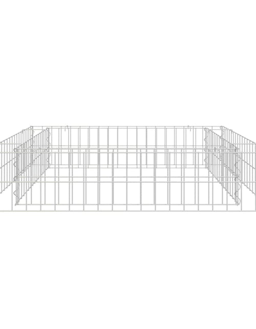 Загрузите изображение в средство просмотра галереи, Strat înălțat de gabion, 100x100x20 cm, oțel galvanizat
