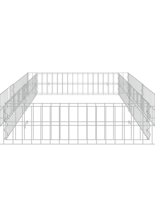 Загрузите изображение в средство просмотра галереи, Strat înălțat de gabion, 200x100x20 cm, oțel galvanizat
