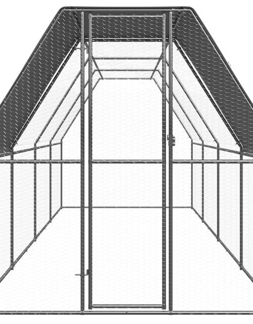 Загрузите изображение в средство просмотра галереи, Coteț de exterior pentru păsări, 2x8x2 m, oțel zincat
