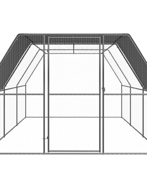 Încărcați imaginea în vizualizatorul Galerie, Coteț de păsări pentru exterior, 3x6x2 m, oțel zincat
