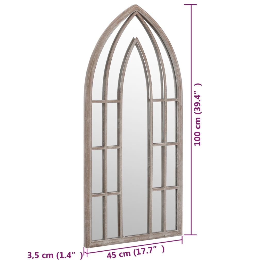 Oglindă,nisip, 100x45 cm,fier, pentru utilizare în interior