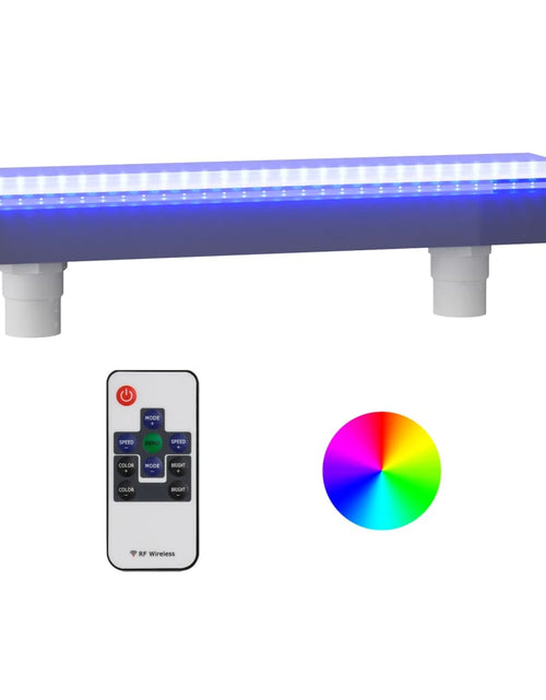 Загрузите изображение в средство просмотра галереи, Deversor de cascadă cu LED-uri RGB, acrilic, 60 cm
