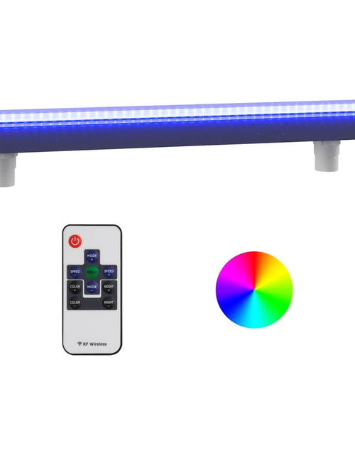 Încărcați imaginea în vizualizatorul Galerie, Deversor de cascadă cu LED-uri RGB, acrilic, 90 cm
