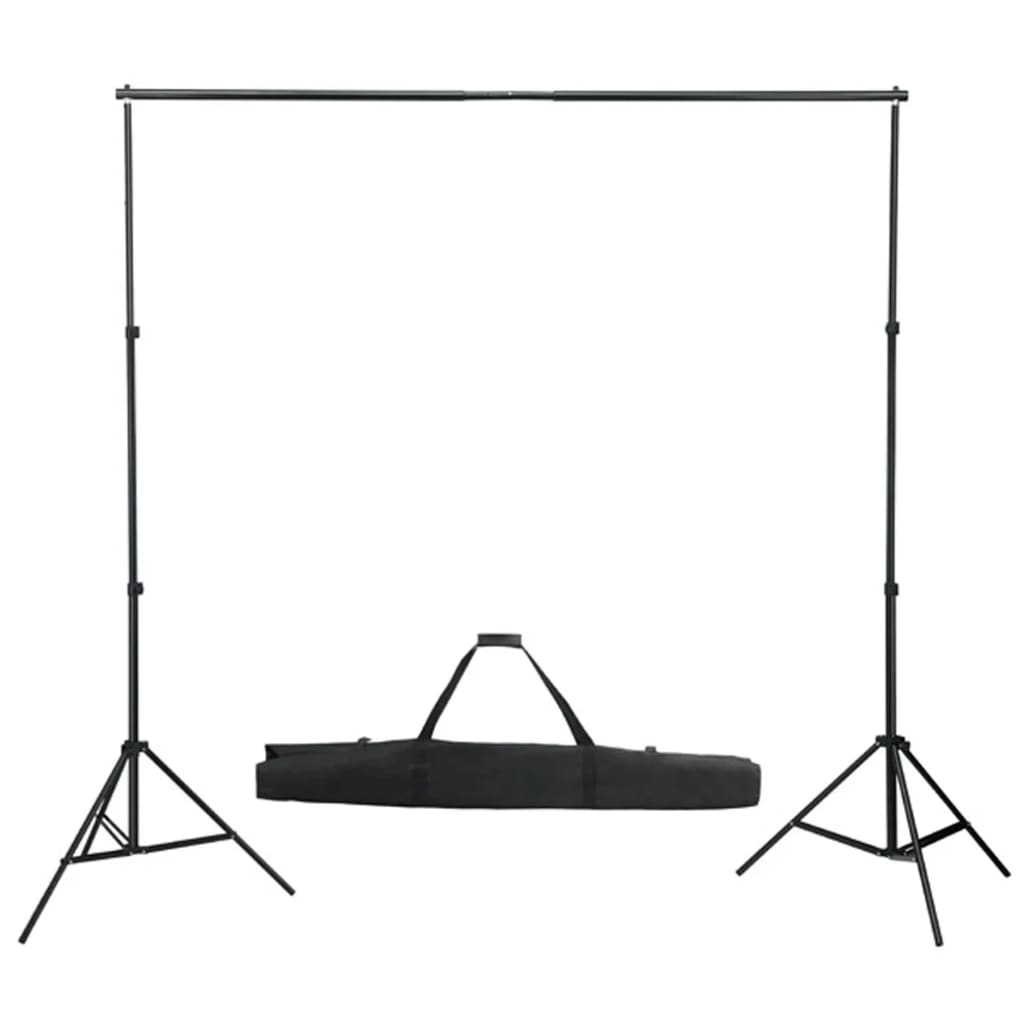 Set studio foto cu set de lumini, fundal și reflector