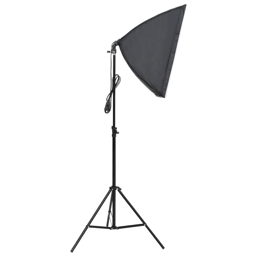 Set studio foto cu lumină, fundal și reflector