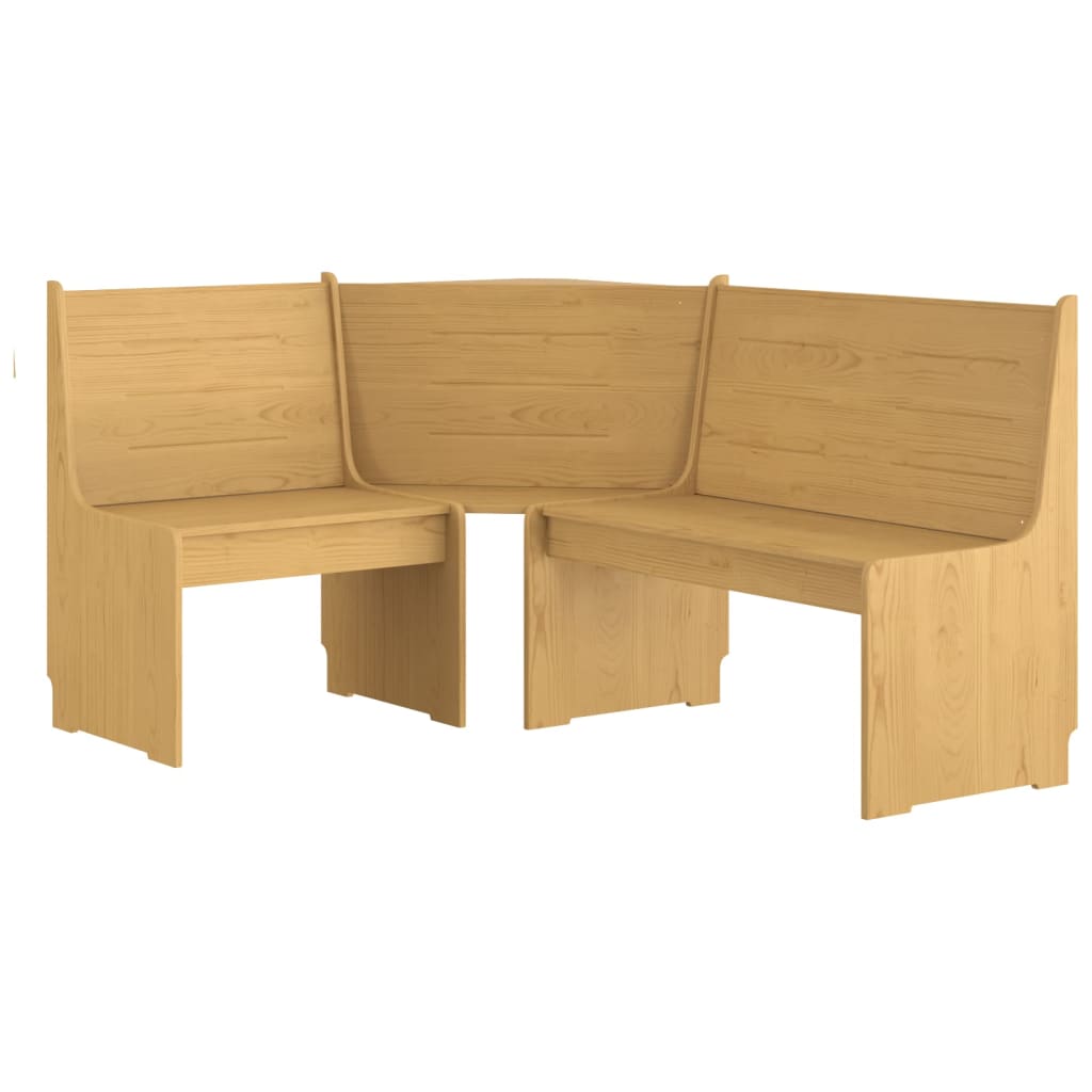 Set mobilier de bucătărie „REINE”, 3piese, maro miere, lemn pin