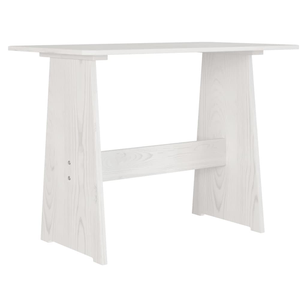 Set mobilier de bucătărie „REINE”, 3 piese, alb, lemn masiv pin