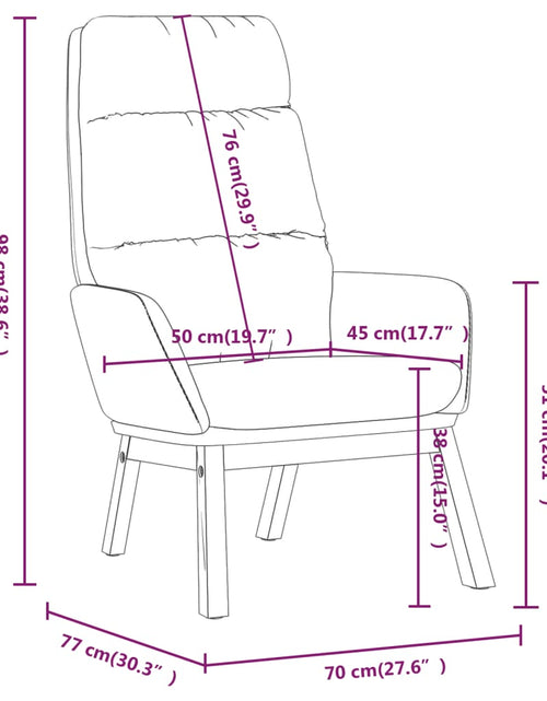 Загрузите изображение в средство просмотра галереи, Scaun de relaxare, albastru, material textil
