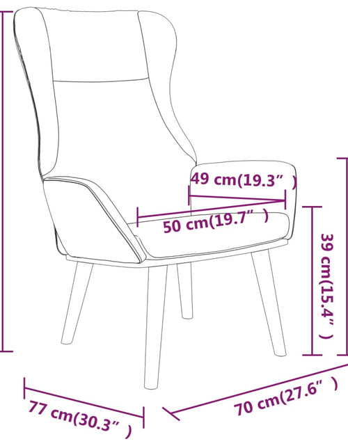 Загрузите изображение в средство просмотра галереи, Scaun de relaxare, negru, material textil
