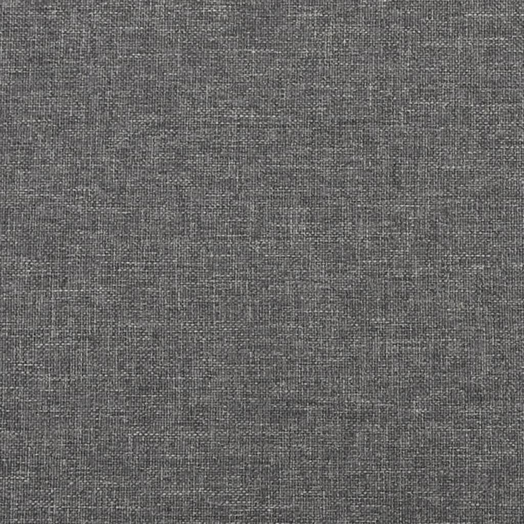 Taburet, gri deschis, 45x29,5x35 cm, material textil