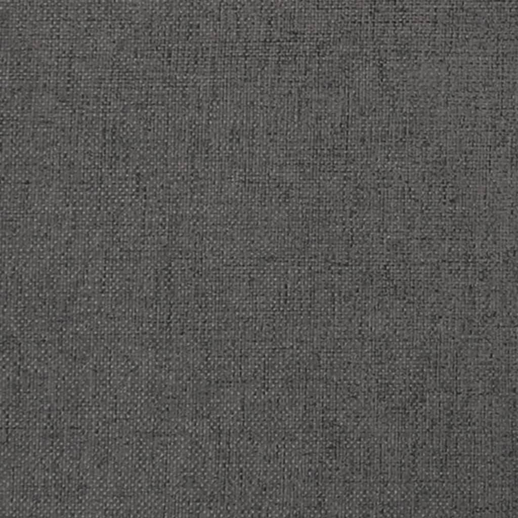 Taburet, gri închis, 45x29,5x35 cm, material textil