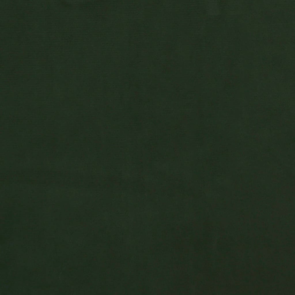 Taburet, verde închis, 45x29,5x35 cm, catifea