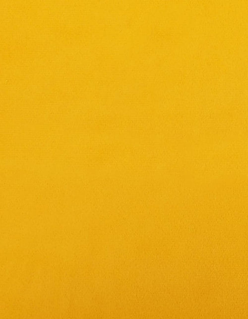 Încărcați imaginea în vizualizatorul Galerie, Taburet, galben muștar, 45x29,5x35 cm, catifea

