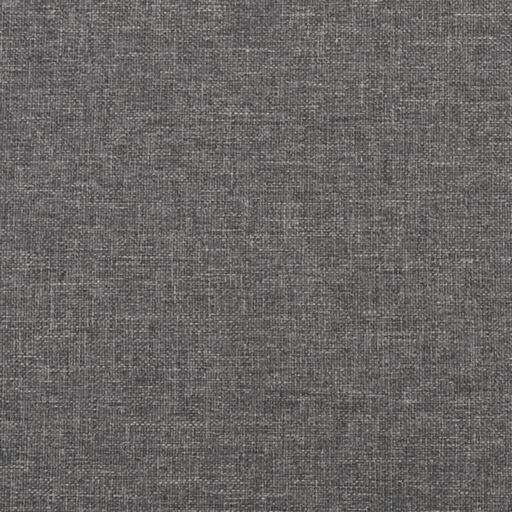 Taburet, gri deschis, 45x29,5x35 cm, material textil
