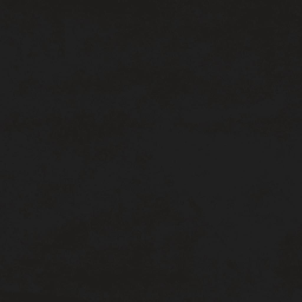Taburet, negru, 45x29,5x35 cm, catifea