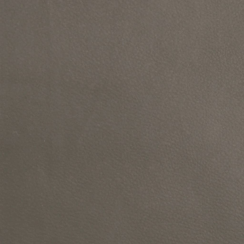 Taburet, gri, 45x29,5x35 cm, piele ecologică