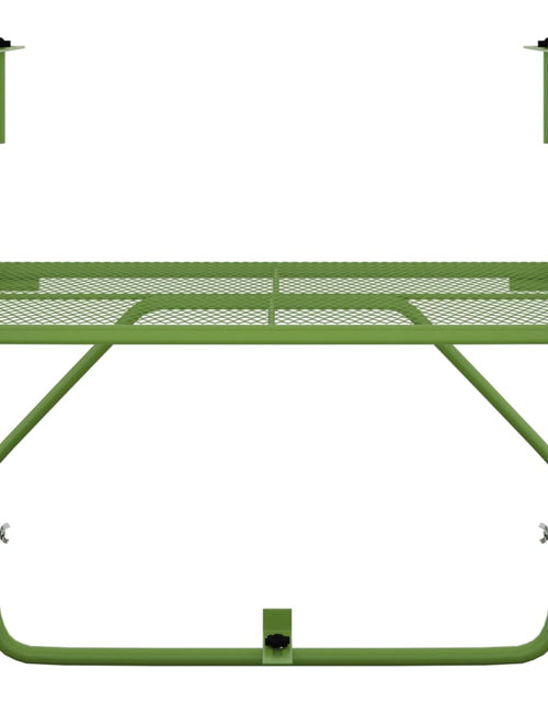 Загрузите изображение в средство просмотра галереи, Masă de balcon, verde, 60x40 cm, oțel
