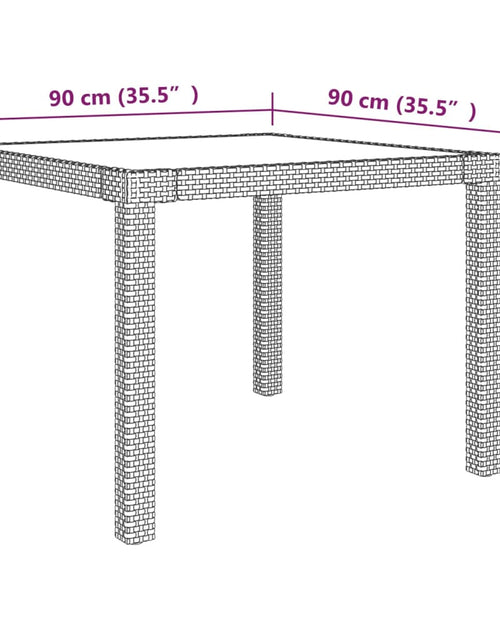 Încărcați imaginea în vizualizatorul Galerie, Set mobilier exterior cu perne, 3 piese, negru/gri, poliratan
