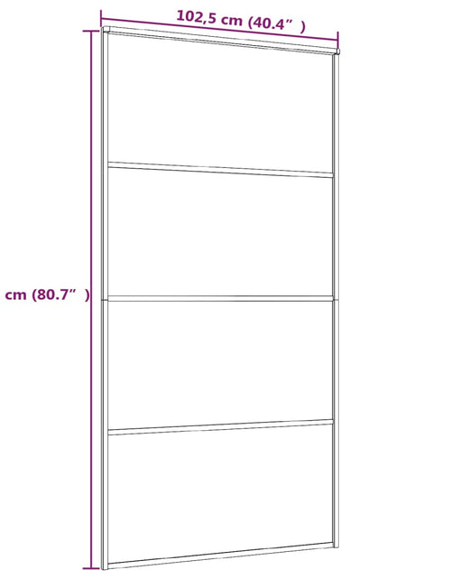 Загрузите изображение в средство просмотра галереи, Ușă glisantă, alb, 102,5x205 cm, sticlă mată ESG și aluminiu
