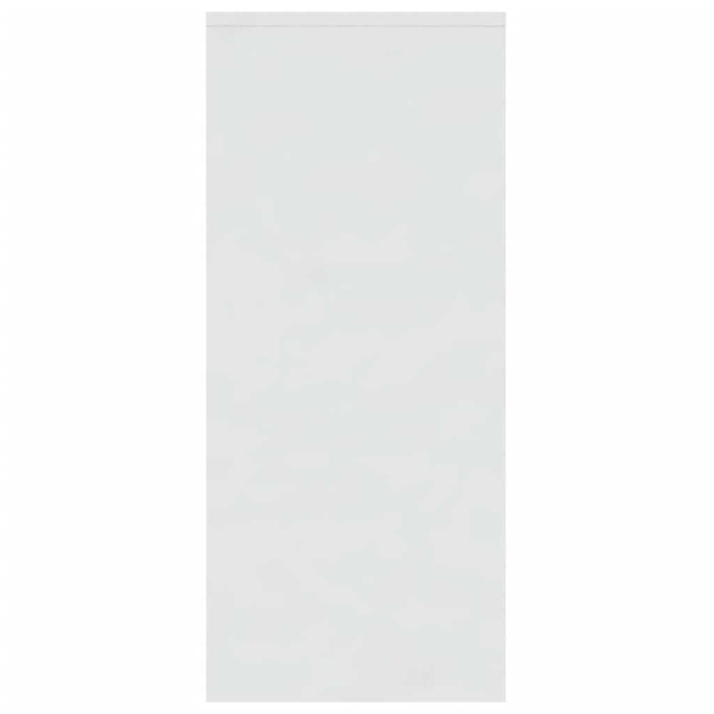 Servantă, alb extralucios, 102x33x75 cm, PAL
