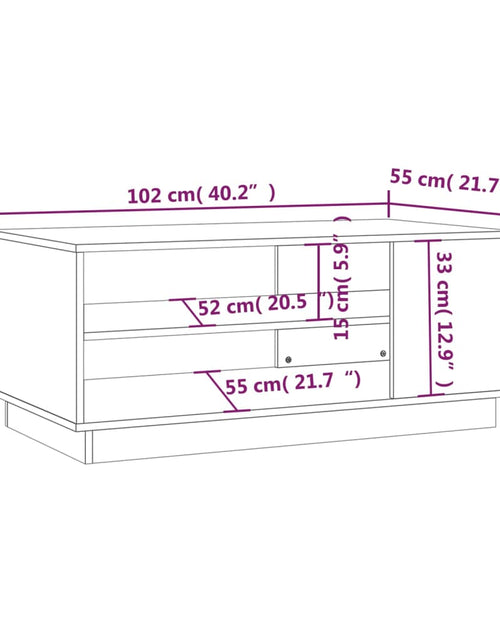 Загрузите изображение в средство просмотра галереи, Măsuță de cafea, alb, 102x55x43 cm, PAL
