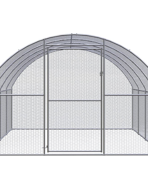 Încărcați imaginea în vizualizatorul Galerie, Coteț de găini pentru exterior, 3x4x2 m, oțel zincat
