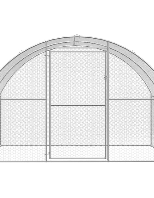 Загрузите изображение в средство просмотра галереи, Coteț de găini pentru exterior, 3x4x2 m, oțel zincat
