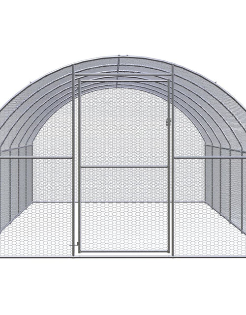 Încărcați imaginea în vizualizatorul Galerie, Coteț de găini pentru exterior, 3x6x2 m, oțel zincat
