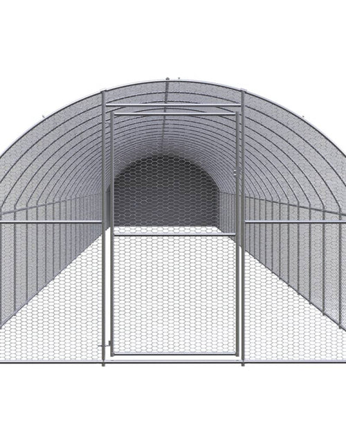 Загрузите изображение в средство просмотра галереи, Coteț de găini pentru exterior, 3x24x2 m, oțel zincat
