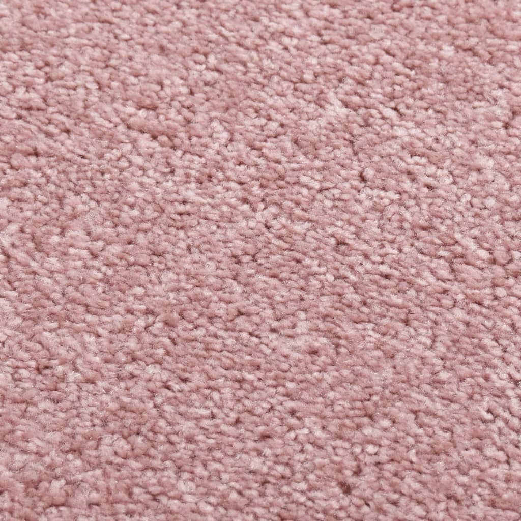 Covor cu fire scurte, roz, 140x200 cm