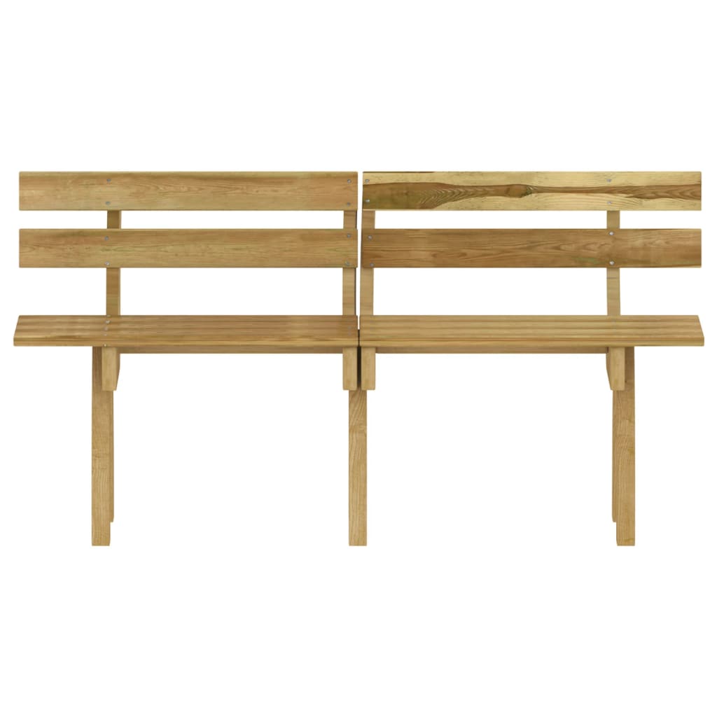 Set mobilier de exterior, 3 piese, lemn de pin tratat