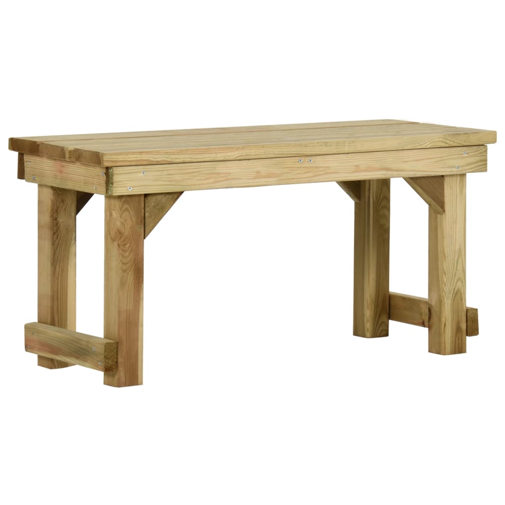 Set mobilier de exterior, 3 piese, lemn de pin tratat