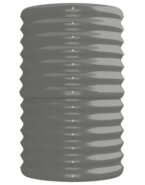 Încărcați imaginea în vizualizatorul Galerie, Strat înălțat grădină gri 224x40x68cm oțel vopsit electrostatic
