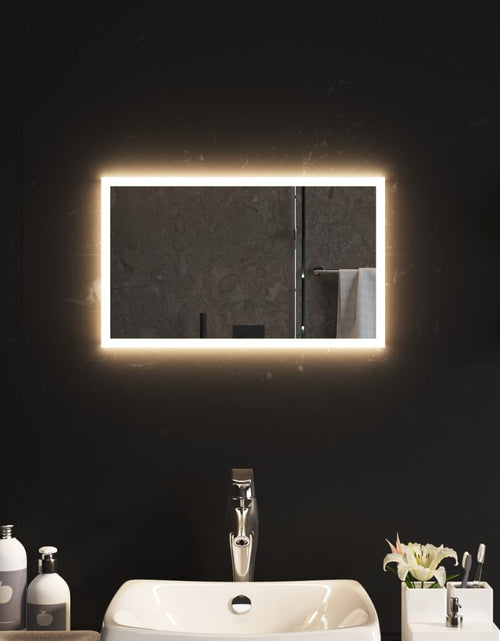 Încărcați imaginea în vizualizatorul Galerie, Oglindă cu LED de baie, 50x30 cm
